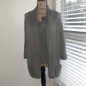 Chico cardigan & cowl neck sleeveless shell set - Very good condition. Size 2/L
